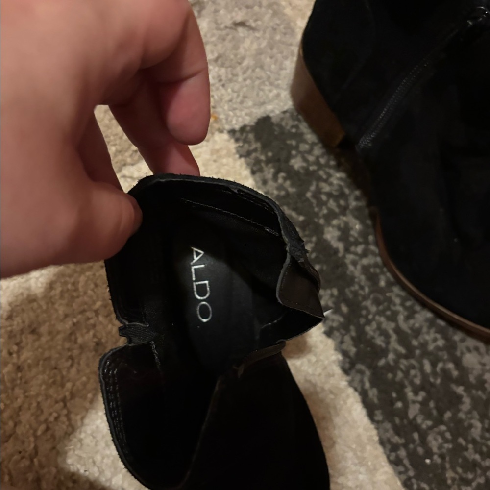 Aldo Black Boots Sleek and Stylish